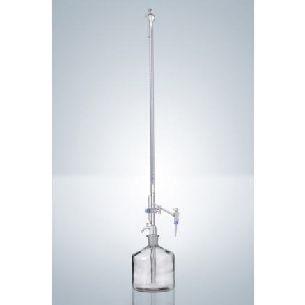 BURETTE DE PELLET VERRE DURAN CLASSE AS 2 ROBINETS 50/0.1ML