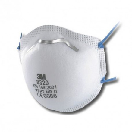 MASQUE POUR PARTICULES SERIE 8320 FFP1D SANS VALVE - P.10