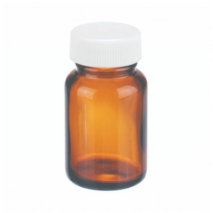 FLACON VERRE SODO AMBRE L.O. AVEC CAPE A VIS 30ML - PACK 24