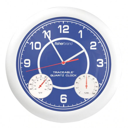 HORLOGE MURALE / THERMOMETRE / HUMIDIMETRE FISHER