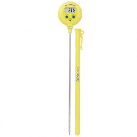 THERMOMETRE LOLLIPOP -50/+300C EN INOX, ETANCHE AVEC ETUI