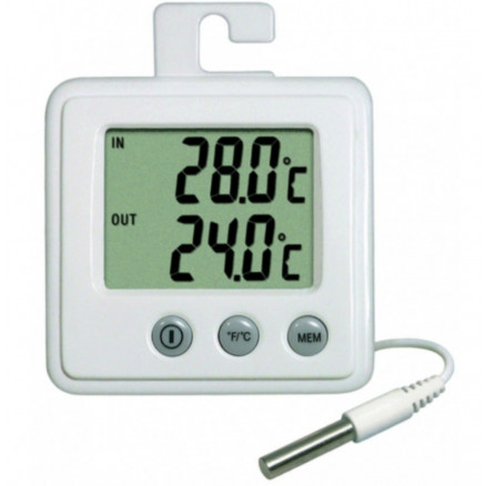 DOUBLE THERMOMETRE DIGITAL INT/EXT IP67 - CABLE 3 METRES