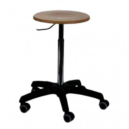 SIEGE DE LABORATOIRE SOLO/TI ASSISE BOIS SUR PATINS