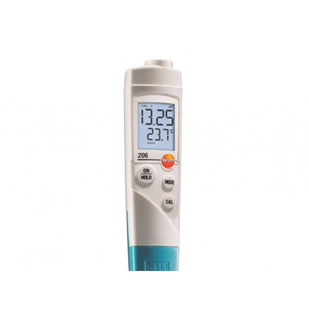 PH METRE COMPACT TESTO 206-PH1 POUR LIQUIDES - LIVRE COMPLET