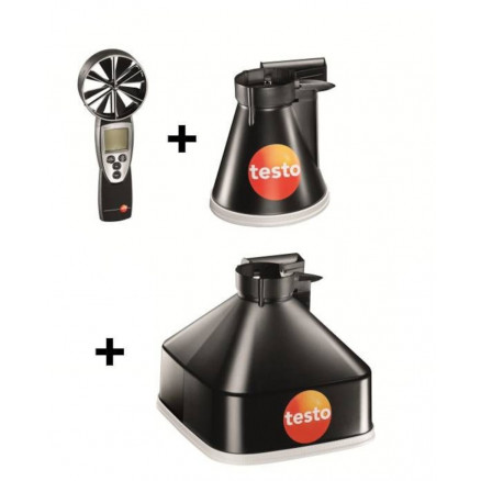 ANEMOMETRE A HELICE TESTO 417 KIT 1 AVEC 2 CONES