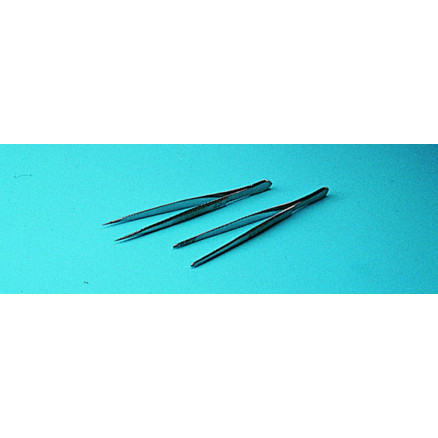 PINCE A DISSECTION EN INOX A BOUTS POINTUS LONGUEUR 130MM