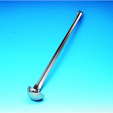 LOUCHE A PRELEVEMENT EN INOX SANS BEC D.90MM LONG.450MM