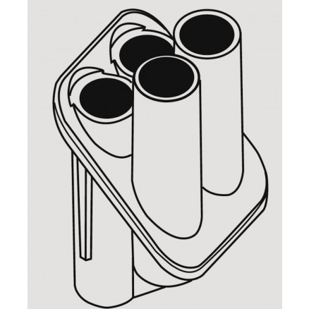 ADAPTATEUR TUBE 4/7 ML HETTICH 1467