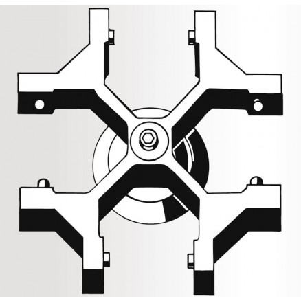 ROTOR LIBRE 4 PLACES POUR TUBE ASTM - 4474 HETTICH