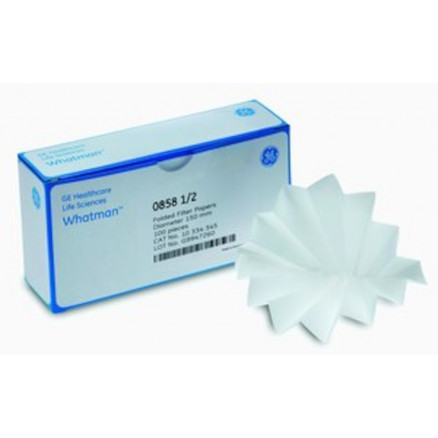 FILTRES WHATMAN QUALITATIFS GRADE 0860 1/2 D.185MM-PAR 100