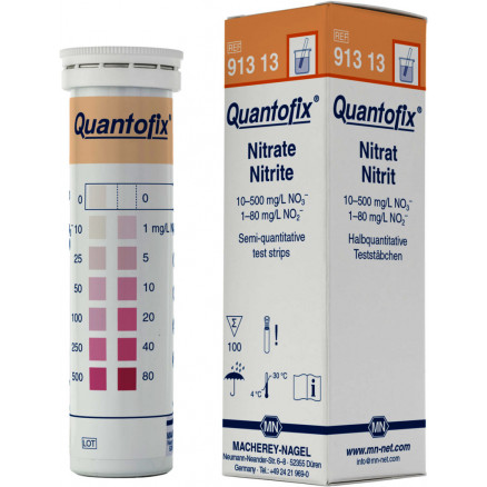 QUANTOFIX NITRATE / NITRITE 0-500MG/L - 100 BANDELETTES