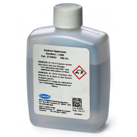 SODIUM HYDROXYDE SOL. 1,54N HACH 27430.42 - 100ML