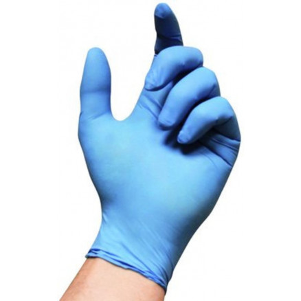 GANTS VERSATOUCH EN NITRILE BLEU T.8,5/9 - BOITE 100