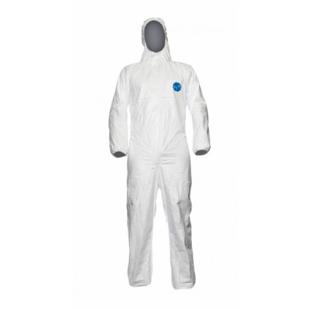 COMBINAISON TYVEK PEHD BLANCHE XPERT A CAGOULE T.M - P.25