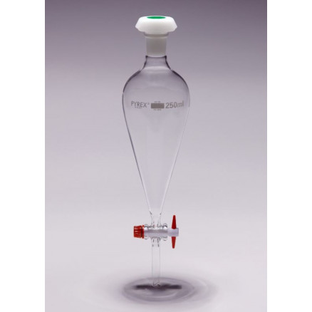 AMPOULE A DECANTER CONIQUE EN PYREX AVEC CLE VERRE - CAP.2L