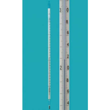 THERMOMETRE LIQUIDE ROUGE -5/+'50'C EN 0,02