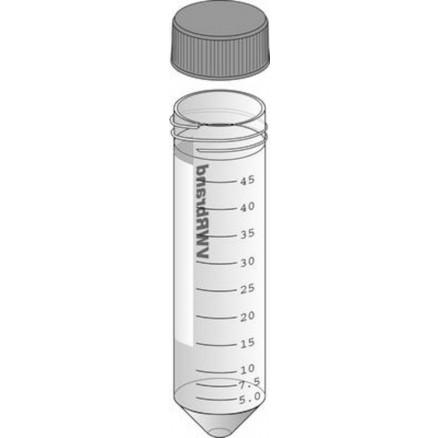 TUBE A CENTRIFUGER SUPERCLEAR EN PP CAP.15ML S/S.50-CART500