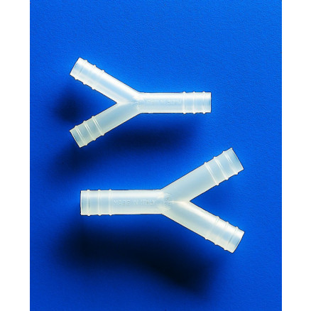 RACCORD PP TRANSPARENT FORME Y D=8,9/9,9MM - PACK DE 10