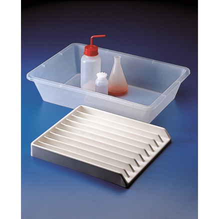 PLATEAU RECTANGULAIRE EN PP D. 345X510X110MM - PACK DE 2