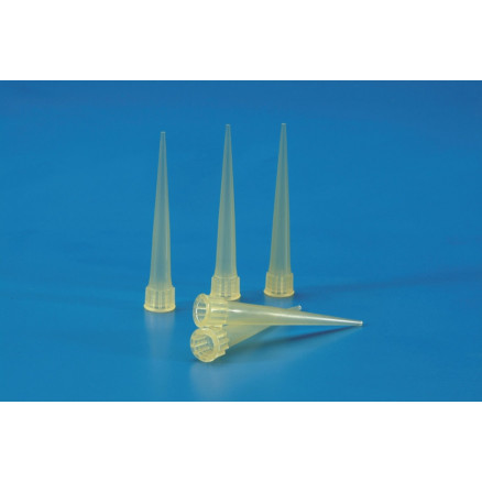 POINTE JAUNE POUR PIPETTE 2-200UL - PACK DE 24X 1000