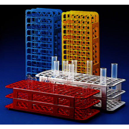 Porte-tubes à essais PP 12 postes d.20mm - Matériel de Laboratoire