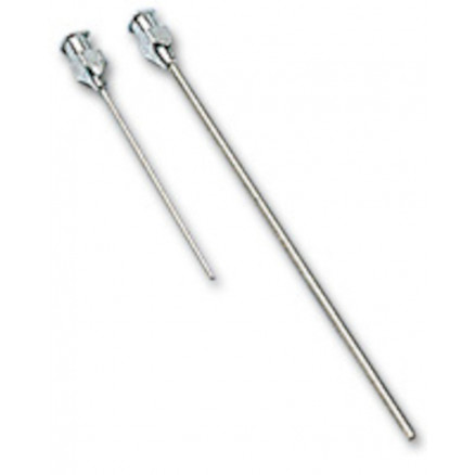 CANULE INOX EMBOUT LUER LOCK (D 1,2 X 50 MM)