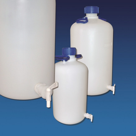 BONBONNE KARTELL EN HDPE 5L AVEC BOUCHON ET ROBINET