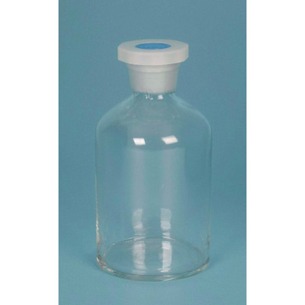 FLACON CLAIR 500ML VERRE ENDO AVEC BOUCHON PE - PACK X6