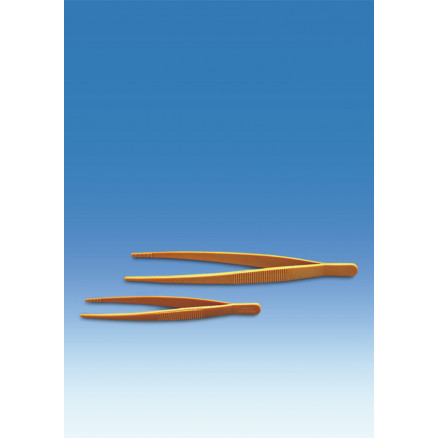 PINCE FORCEPS EN POM JAUNE LONGUEUR 250MM - PACK DE 5