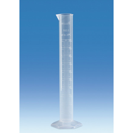 EPROUVETTE EN POLYPROPYLENE VITLAB GRADUEE 1L - PACK DE 6