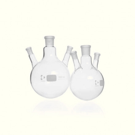 BALLON EN VERRE FOND ROND TRICOL 1L CN 24/27
