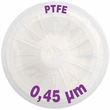 FILTRE HYDROPHOBE EN PTFE P.0,45UM - PACK DE 5