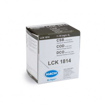 TEST EN CUVE POUR LA DCO EAU SALEE 7-70MG/L LCK1814 - P.25