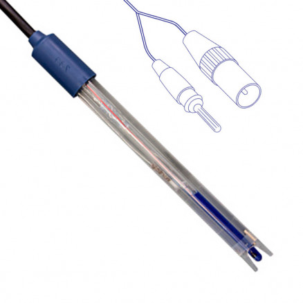 ELECTRODE PH HUMEAU 201T PRISE DIN + BANANE