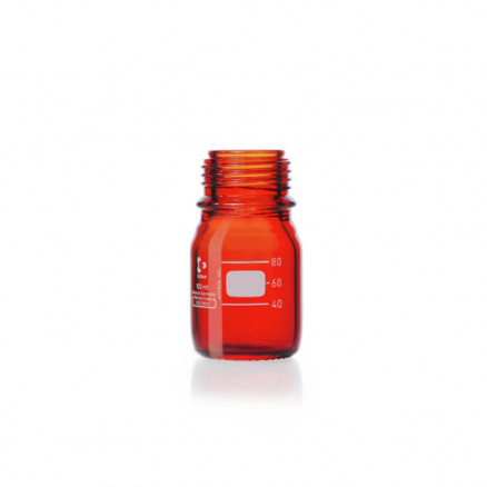 FLACON BRUN 100ML VERRE DURAN GL 45 SANS BOUCHON-P.10