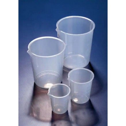 BECHER EN PP GRADUATION MOULEE 250ML - PACK DE 10