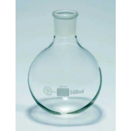 BALLON FOND ROND COL COURT PYREX CN10/19 10ML - PAR 5