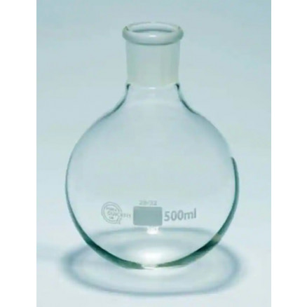 BALLON FOND ROND COL COURT PYREX CN14/23 10ML - PAR 5