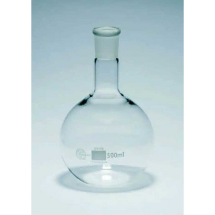 BALLON FOND PLAT COL MOYEN PYREX CN24/29 250ML - PACK 2
