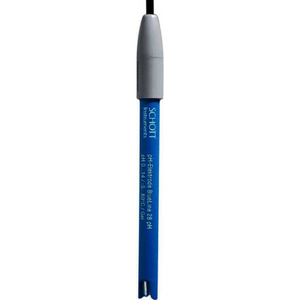 ELECTRODE SCHOTT BLUE-LINE PH 25 CORPS PLASTIQUE,GEL,BNC,1M