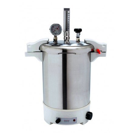 CERTOCLAV CLASSIC 125/140'C 18L EN INOX, CHAUFFAGE INTEGRE