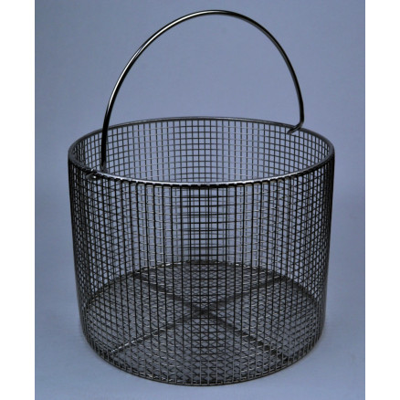 PANIER A INSTRUMENTS A POIGNEE CERTOCLAV D.23CM H.18CM