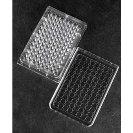 MICROPLAQUE 96 PUITS EN PS FOND PLAT 400uL - PACK X50