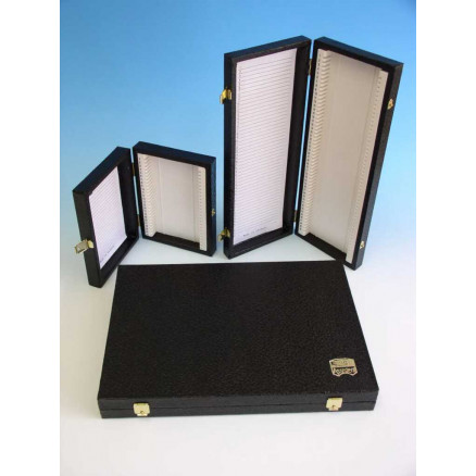 BOITE DE RANGEMENT EN CARTON CADRE BOIS POUR 25 LAMES