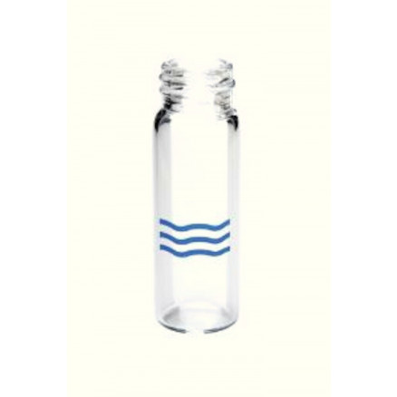 FLACON A SERTIR EN VERRE CLAIR D.12X32MM CAP.2ML - PACK 500