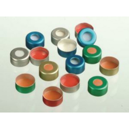 CAPSULE A SERTIR EN ALUMINIUM AVEC SEPTUM D.11MM - PACK 500