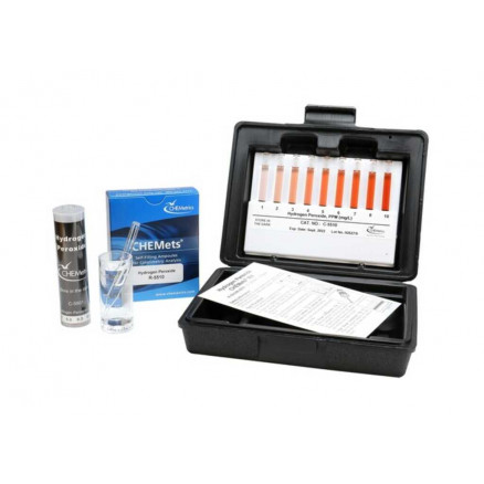 KIT D'ANALYSE DE L'EAU CHEMETS HYDROGENE 0-0,8 & 1-10PPM