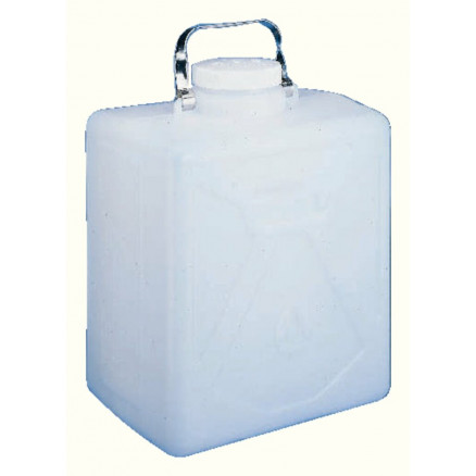 BIDON EN HDPE BLANC RECTANGLE CAP.9L 216X146X343MM - X1