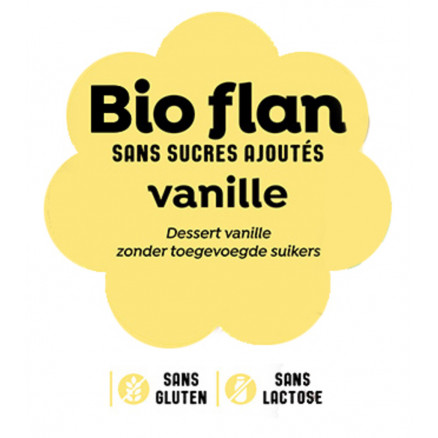 PREPARATION POUR FLAN VANILLE BIO NON SUCRE - DOSE/100L - HUM02