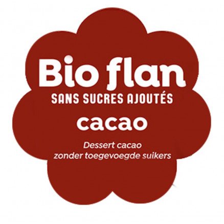 PREPARATION POUR FLAN CACAO BIO NON SUCRE - DOSE/100L - HUM03